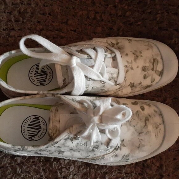 PALLADIUM-Pampa Oxford LP Moonbeam Floral Sneakers-Size 8.5-NWOB - Picture 6 of 8